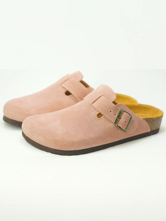 sabot Rose bébé daim