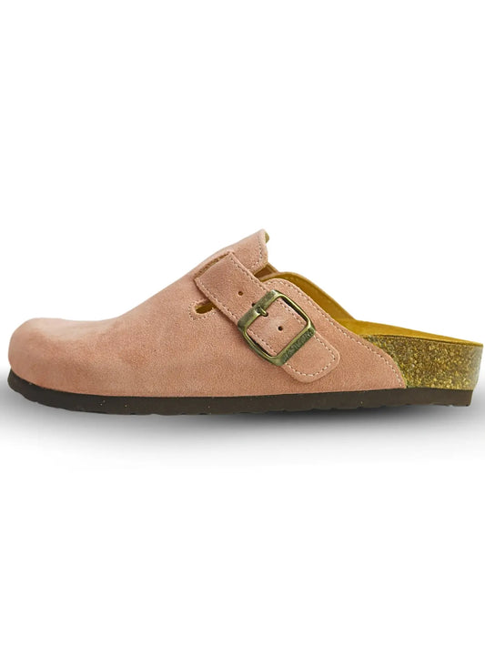 sabot Rose bébé  daim