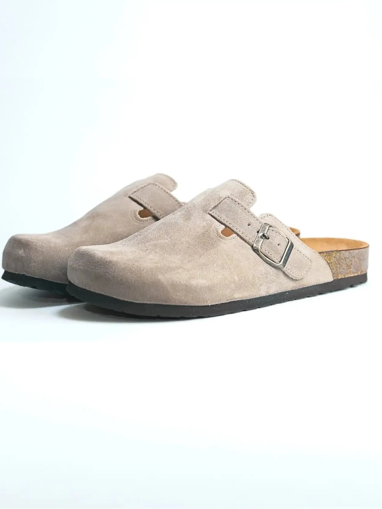 Sabots beige Suède daim