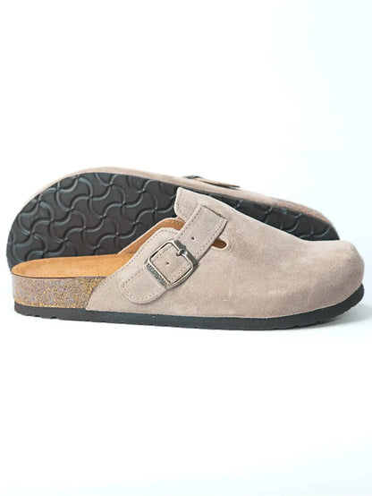 Sabots beige Suède daim